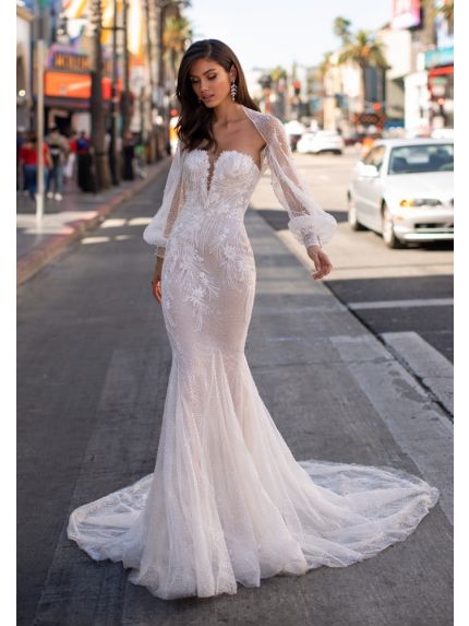 Fully Beaded Mermaid Wedding Dress