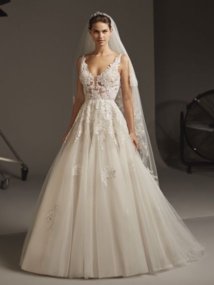 Lavishing Princess Wedding Dress