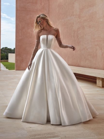 Strapless Mikado Wedding Dress