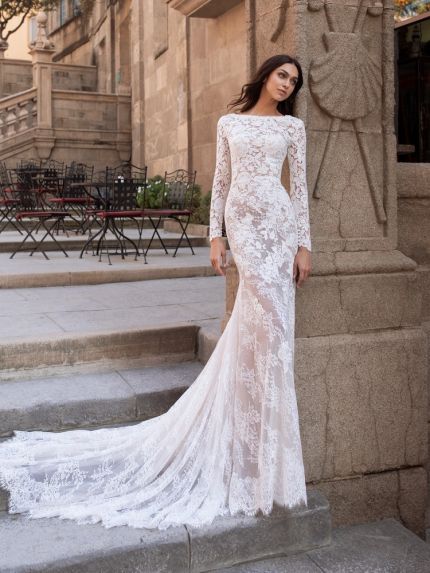 Ravishing Lace Timeless Mermaid Wedding Dress