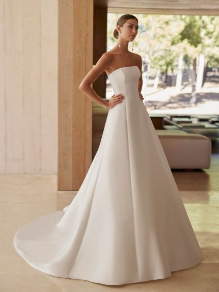 Strapless Mikado Wedding Dress