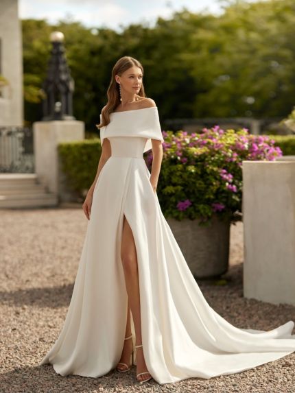 2-Piece Mikado Wedding Dress