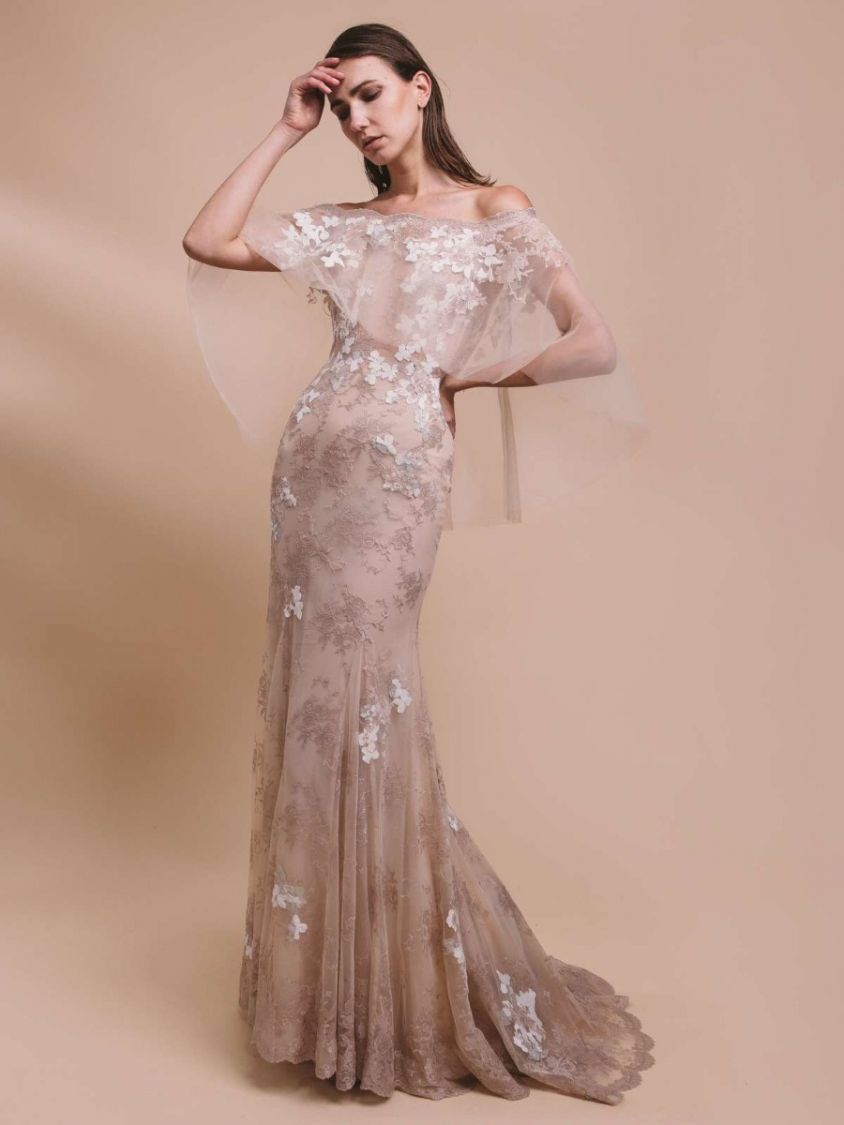 A Line Sleeveless Tulle Romantic Corset Back Evening Dress with Beading and  Pleats - UCenter Dress