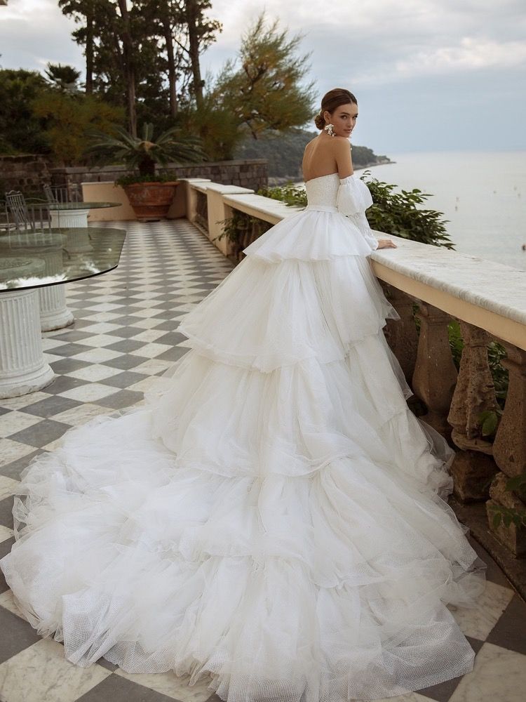 open lace back dress MagZi Princess Tina Wedding/Prom Dress – MagZi Fashion Line main image 1