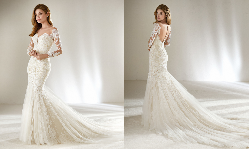 wedding gown for petite figure